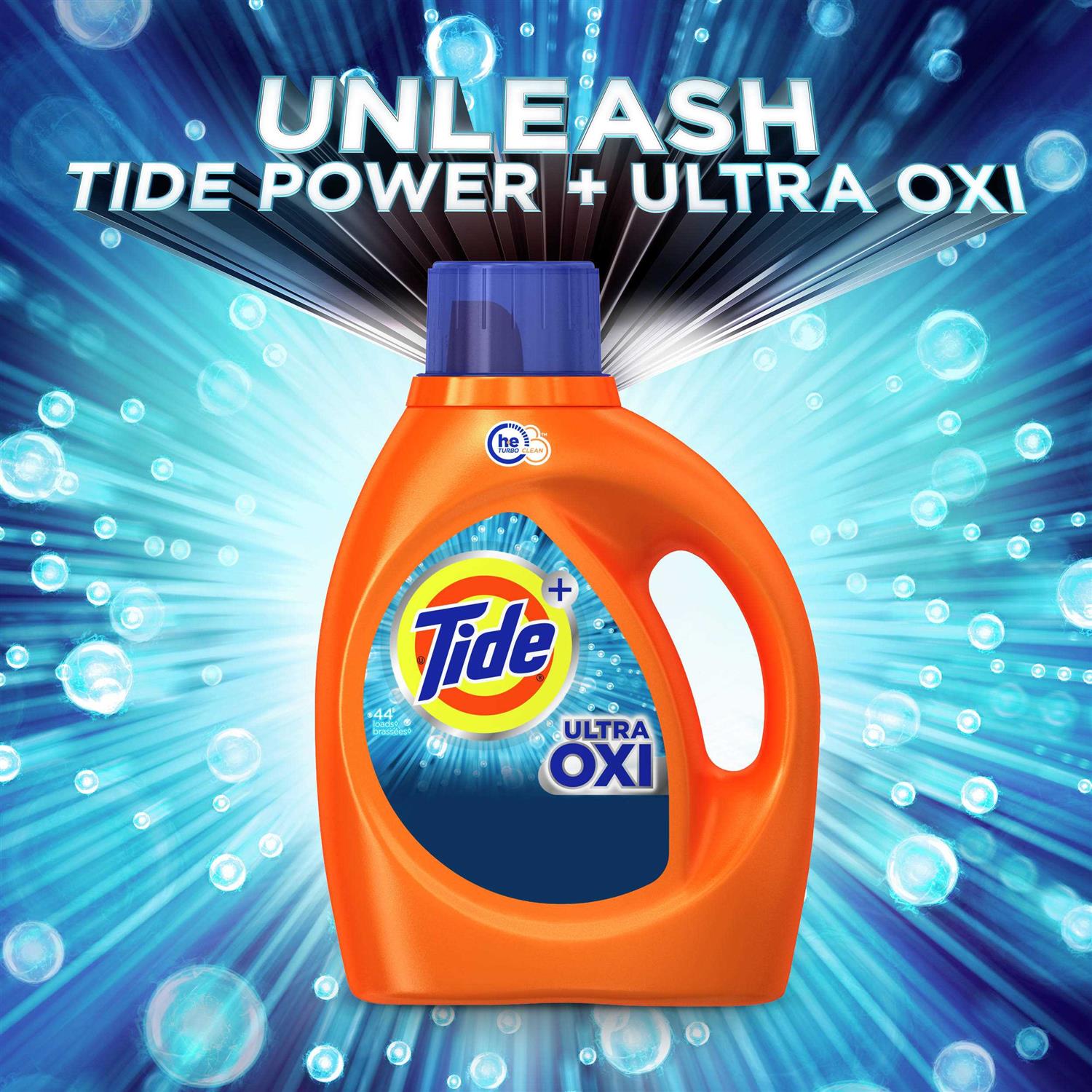 Tide Laundry Detergent Liquid Ultra Oxi - Image 4