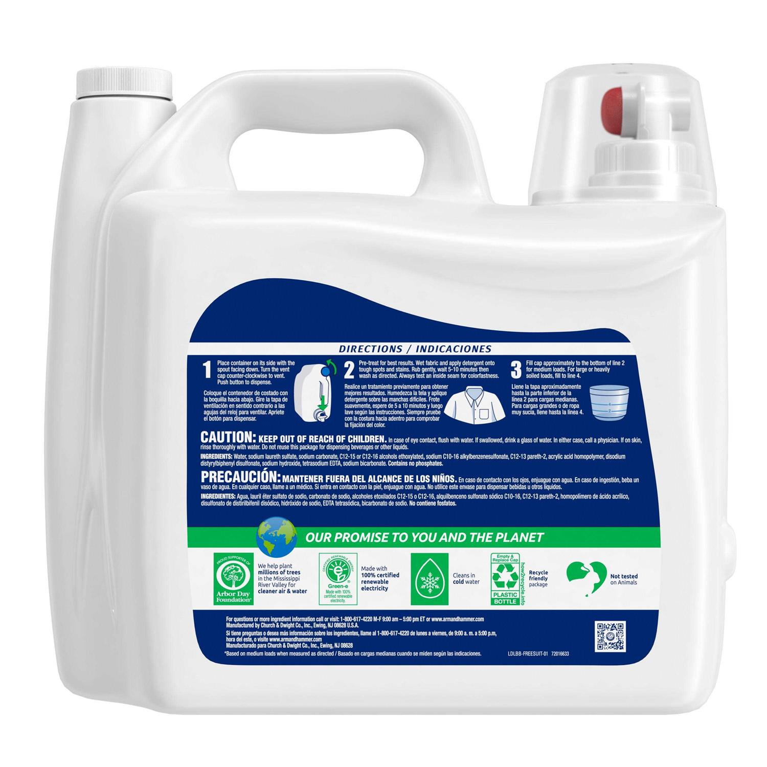 Arm & Hammer Sensitive Skin Free Clear Laundry Detergent - Image 3