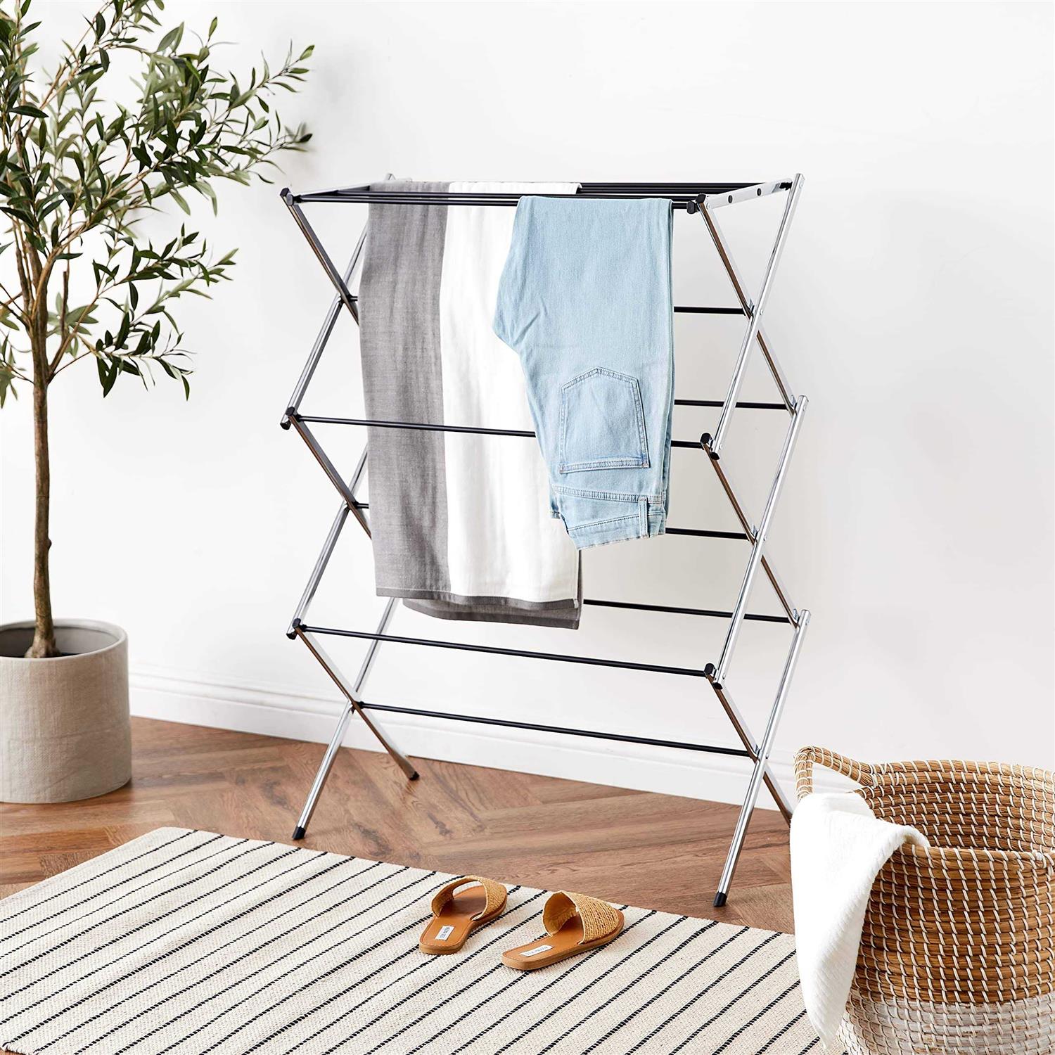 Amazon Basics Basics Foldable Laundry Rack for Air Drying - Image 4