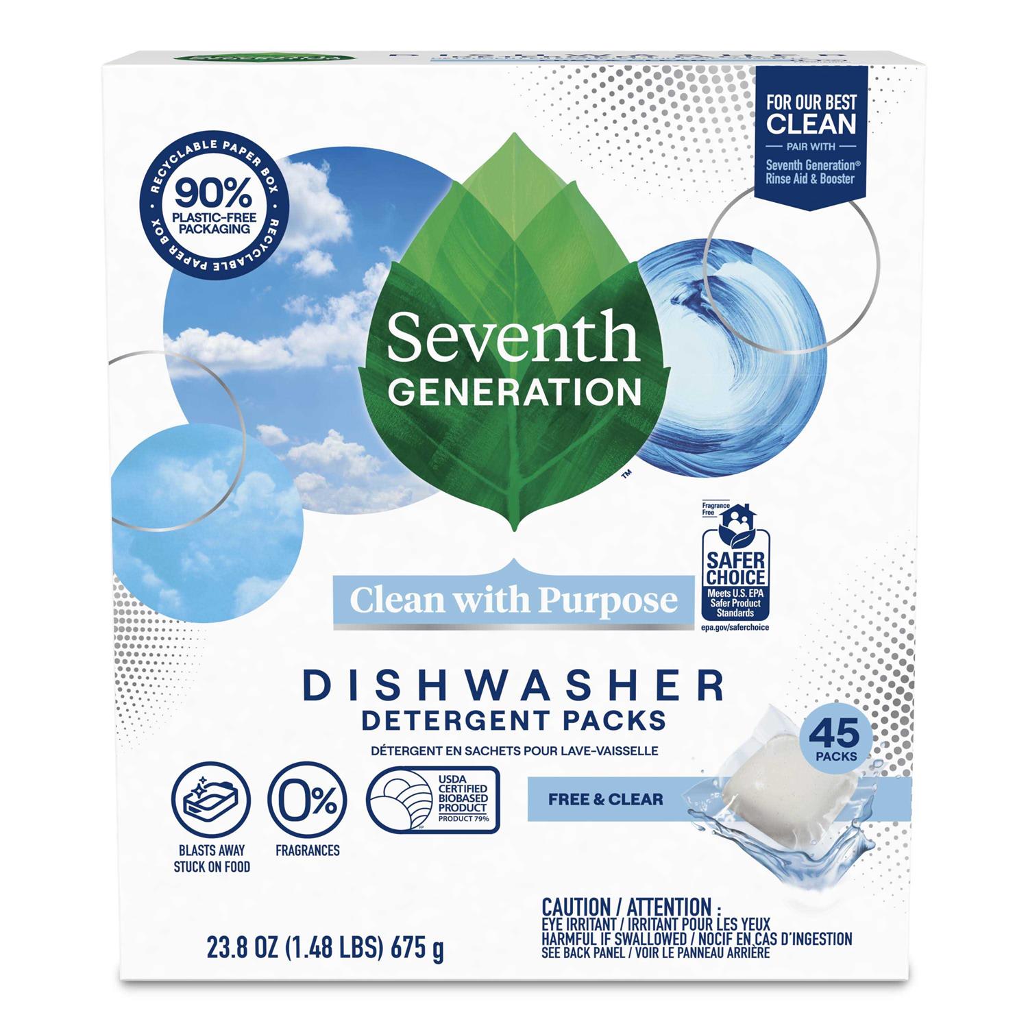 Seventh Generation Dishwasher Detergent Packs