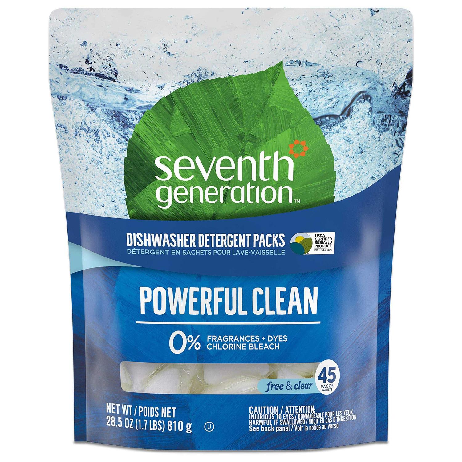 Seventh Generation Dishwasher Detergent Packs
