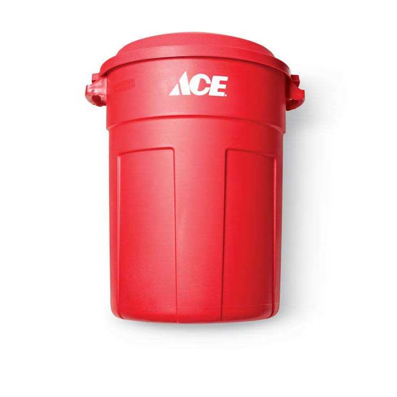 Ace 32 gal. Plastic Garbage Can - Image 3