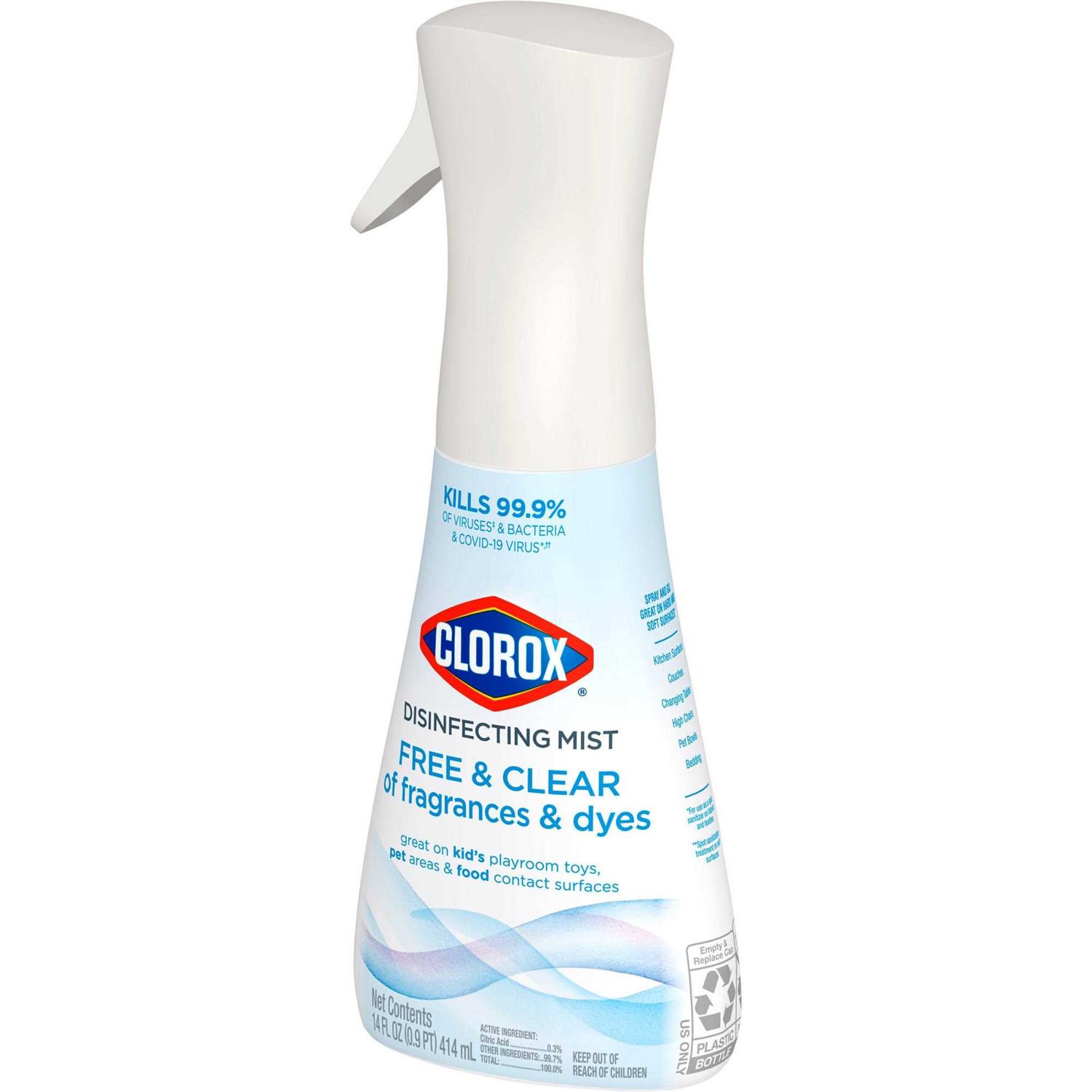Clorox Free and Clear Disinfecting Mist - Image 4