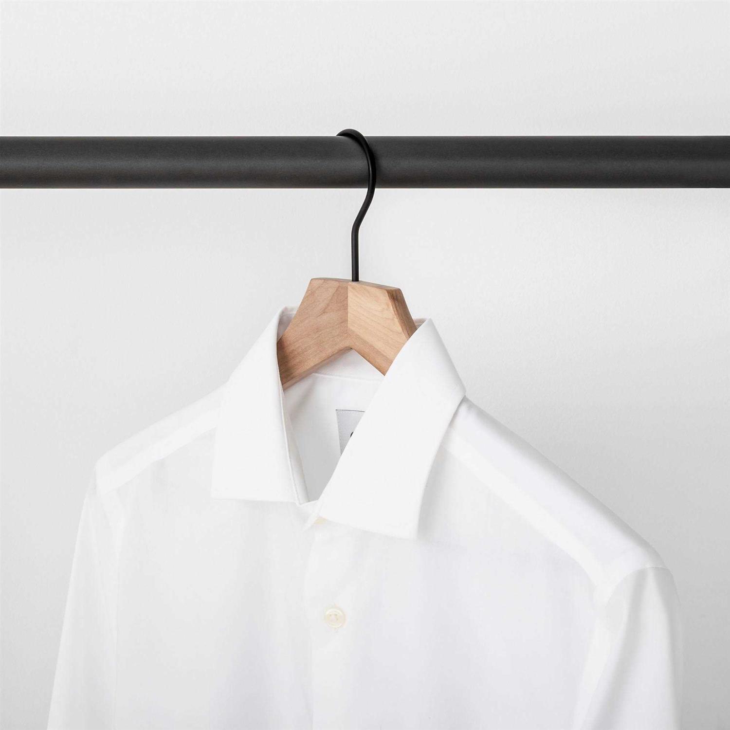 Brightroom 24pk Wood Suit Hangers - Image 3