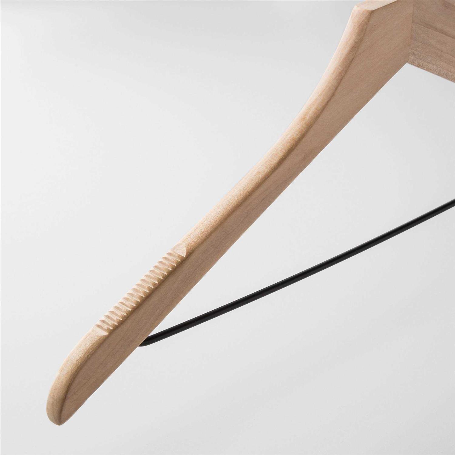 Brightroom 24pk Wood Suit Hangers - Image 4