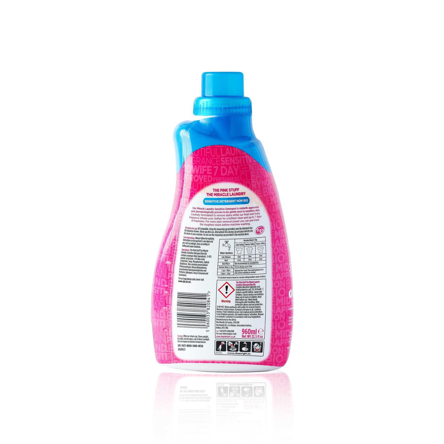The Pink Stuff Miracle Laundry Detergent Liquid - Image 4