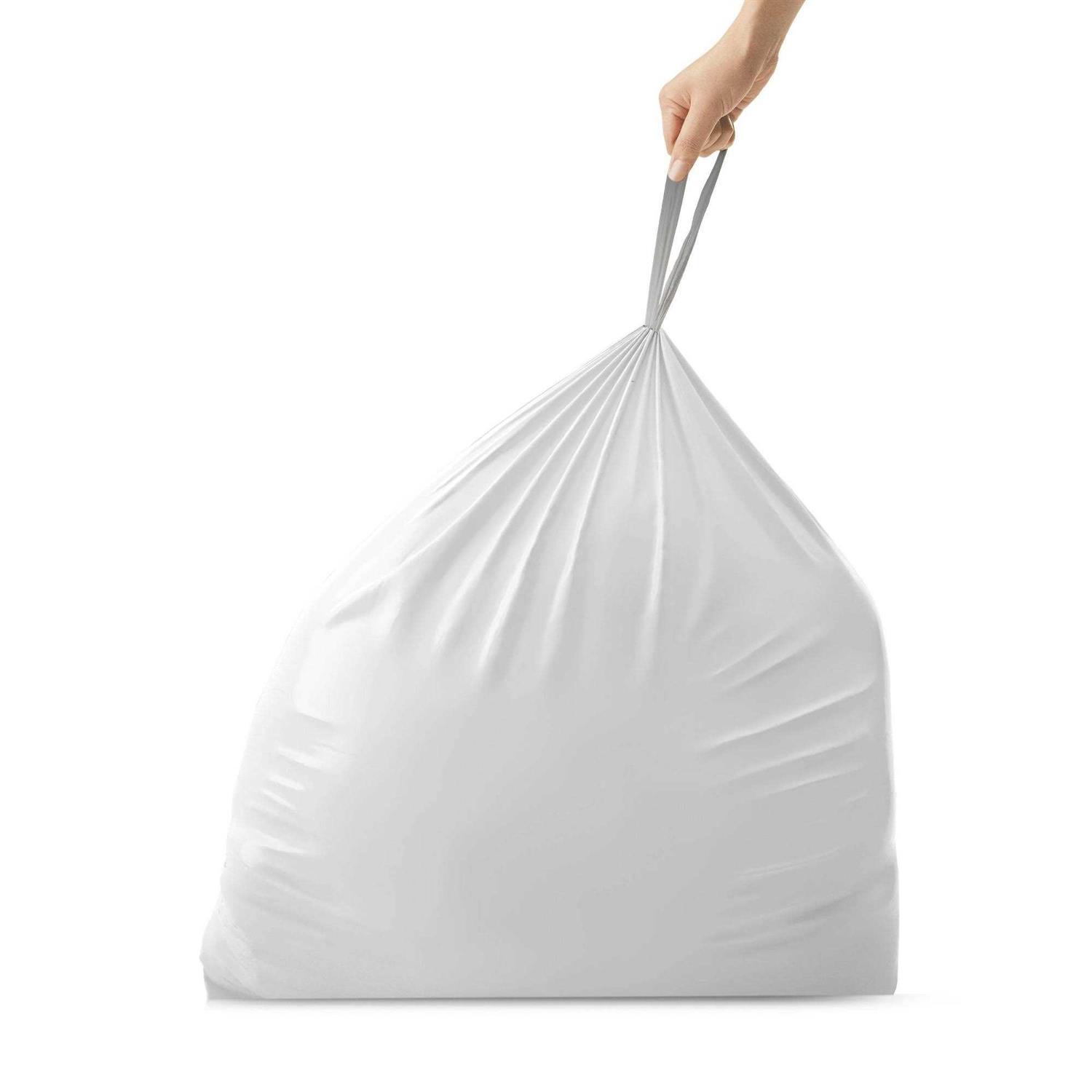 simplehuman 13 Gal. Extra Strong Tall Kitchen Drawstring Trash Bags - Image 2