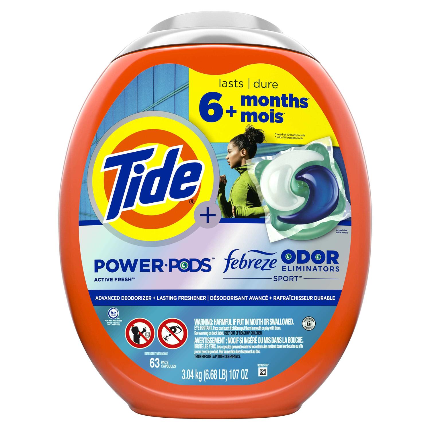 Tide Power Pods Laundry Detergent with Febreze - Image 3