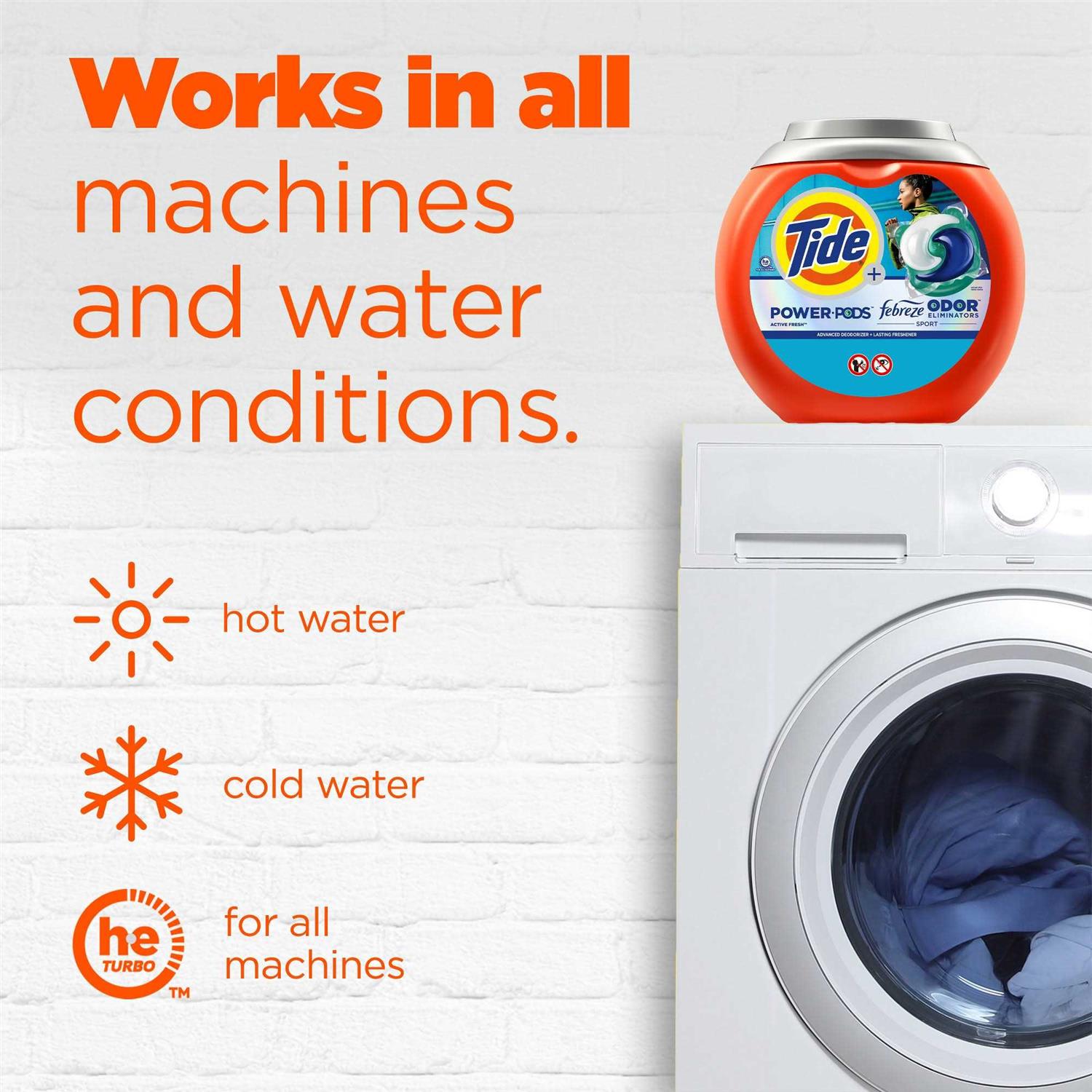 Tide Power Pods Laundry Detergent with Febreze - Image 3