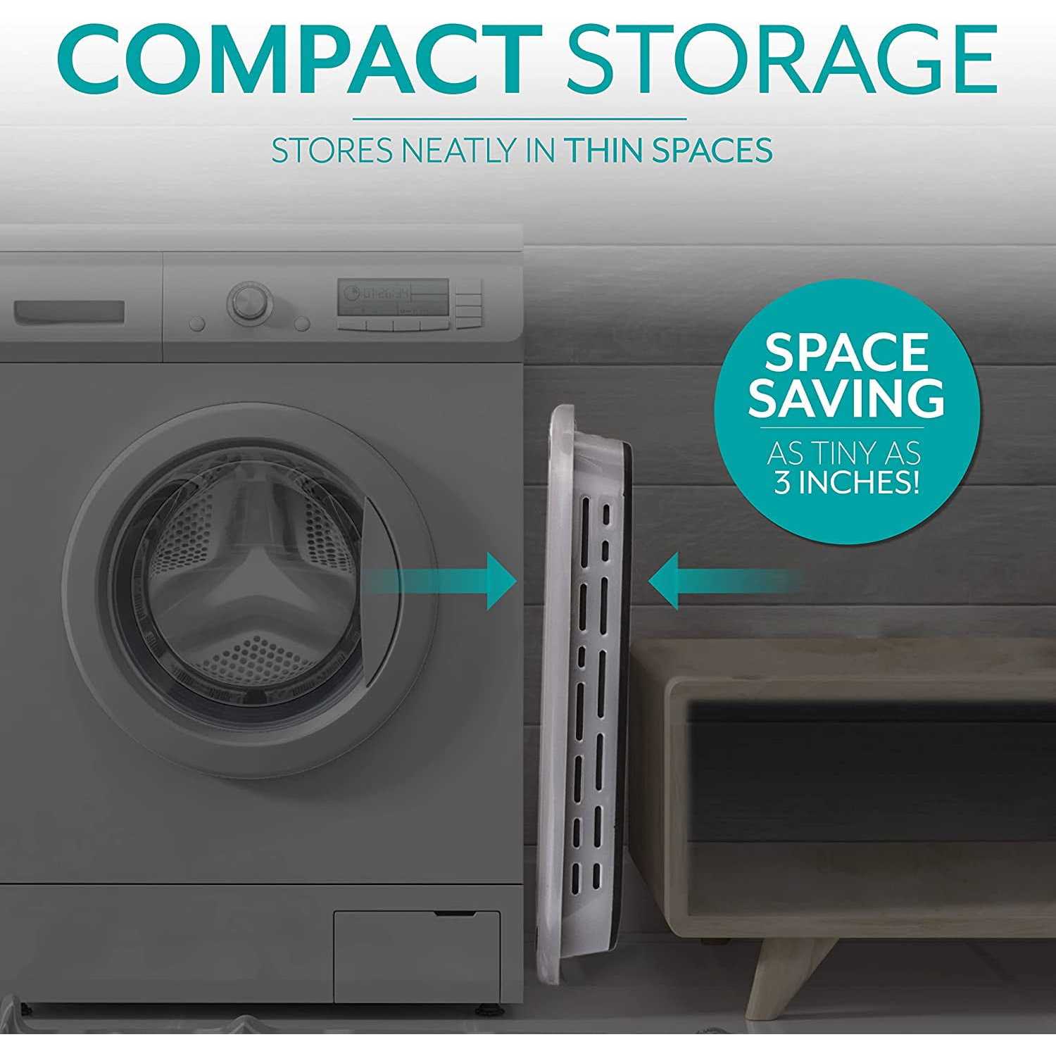 Brookstone 1 UNIT 11 GALLONS 24 Collapsible Laundry Basket - Image 5