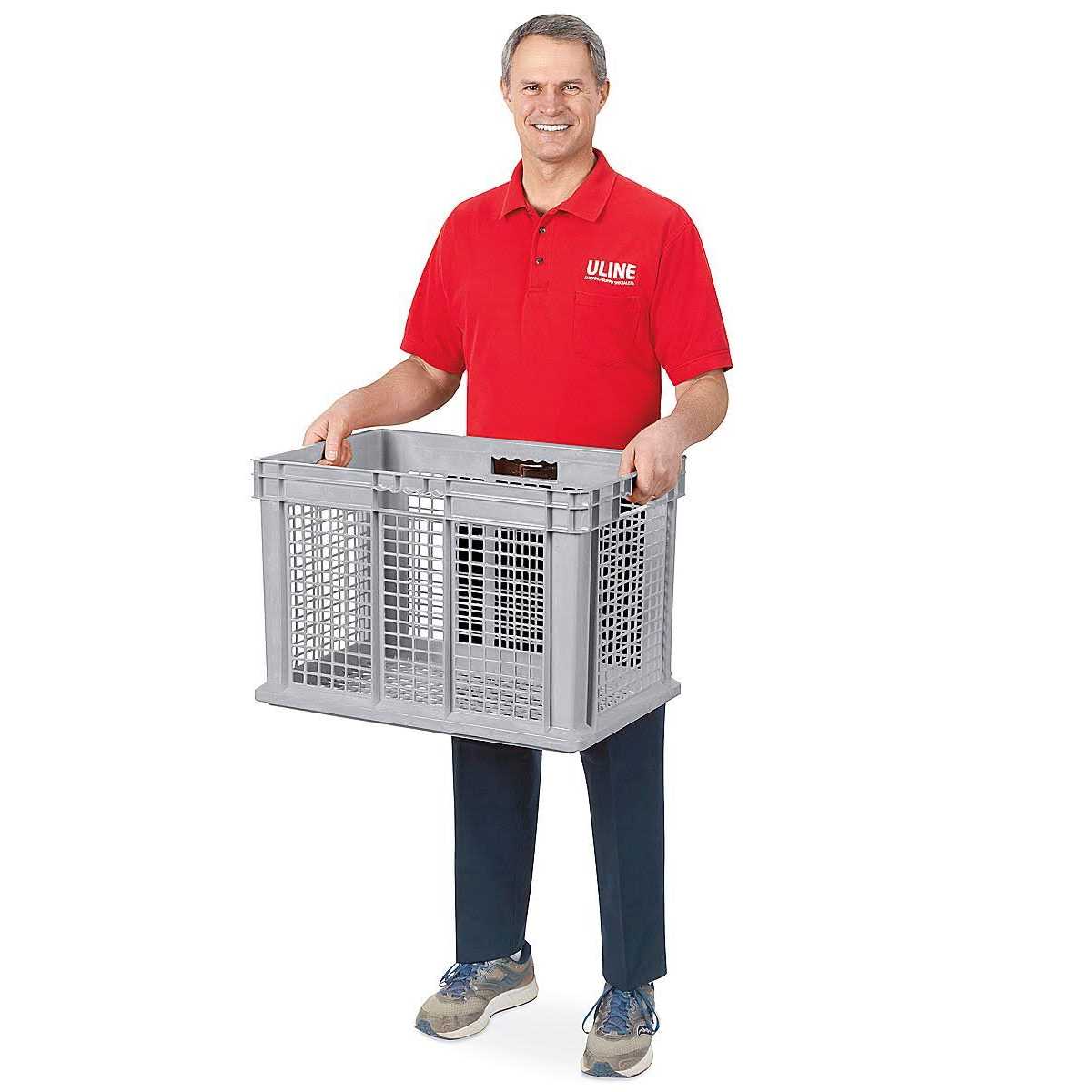 AKRO-MILS Mesh Straight Wall Container 24 x 16 x 1/2 - Image 4