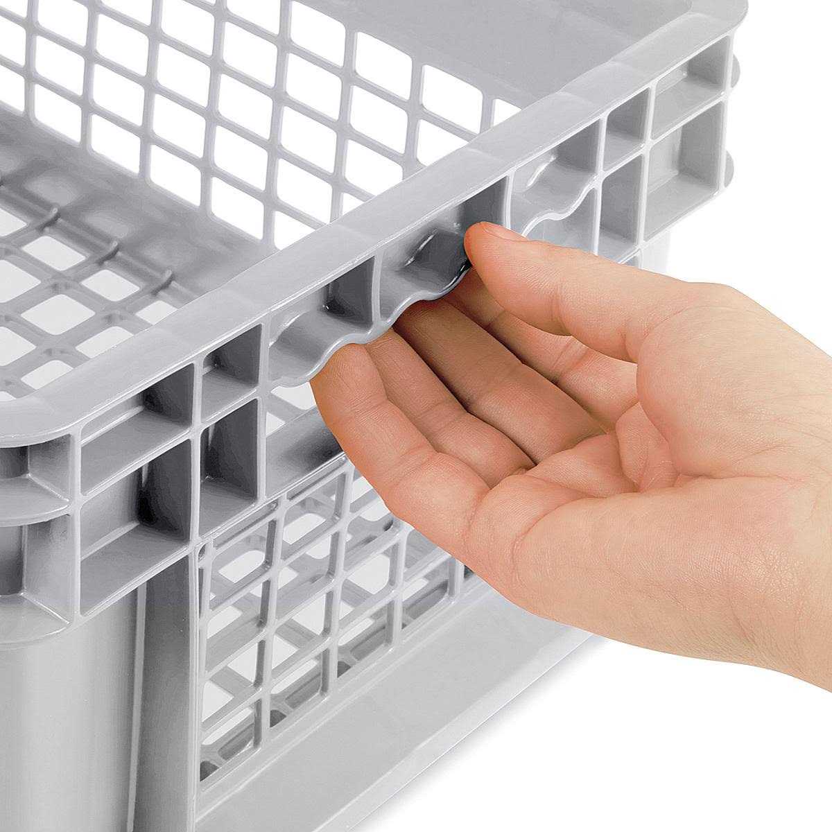 AKRO-MILS Mesh Straight Wall Container 24 x 16 x 1/2 - Image 5