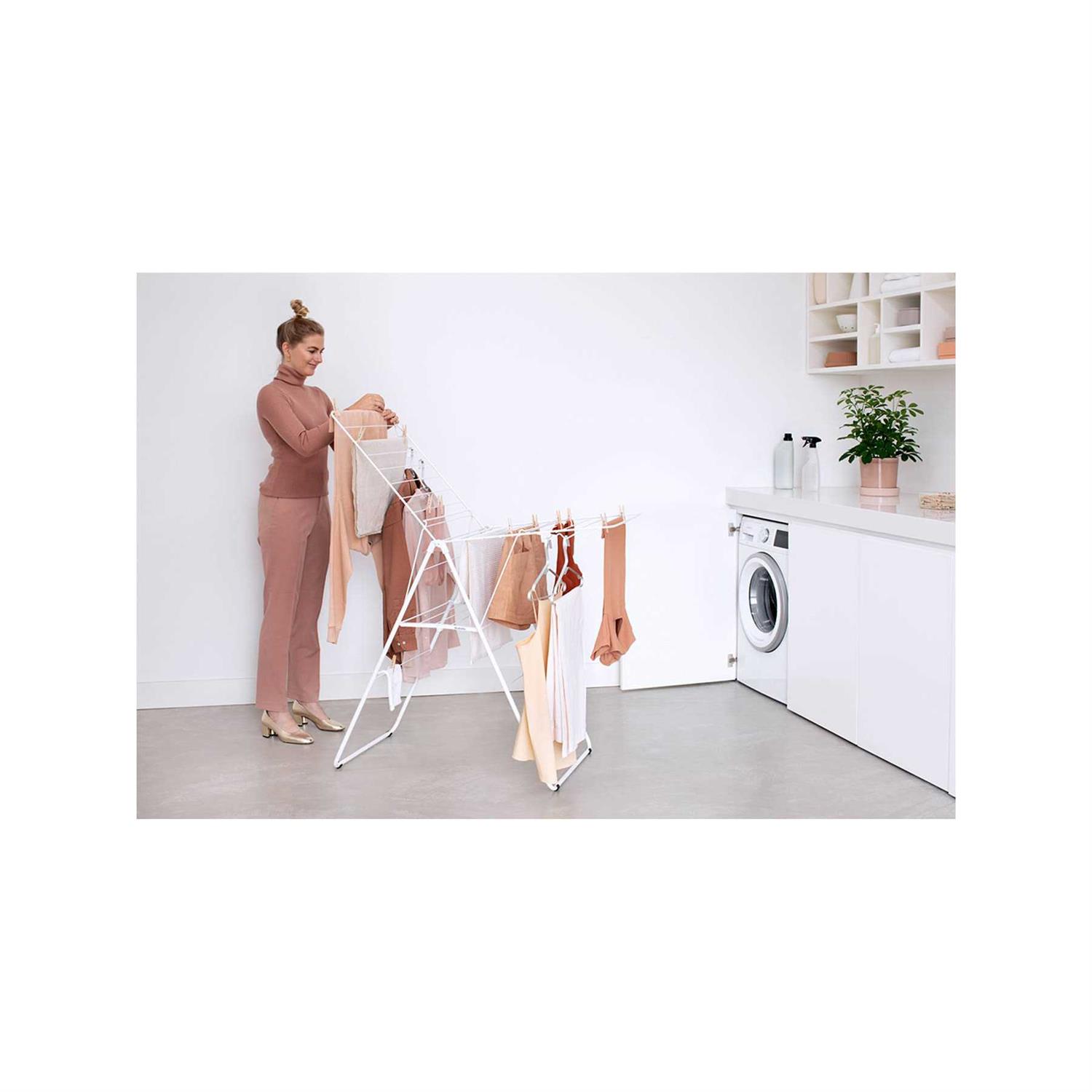 Brabantia HangOn Foldable Clothes Drying Rack Brabantia Finish - Image 5