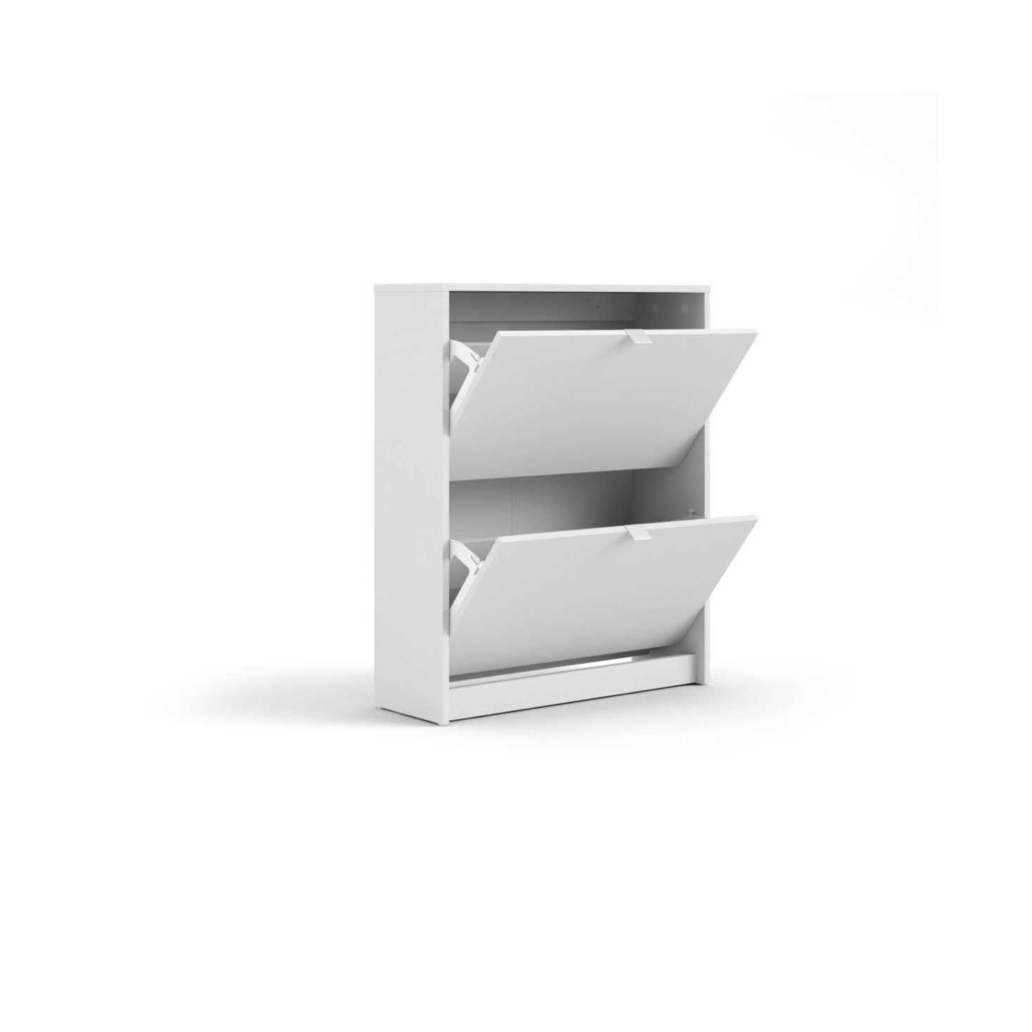 Tvilum Bright 2 Drawer Shoe Cabinet - Image 5
