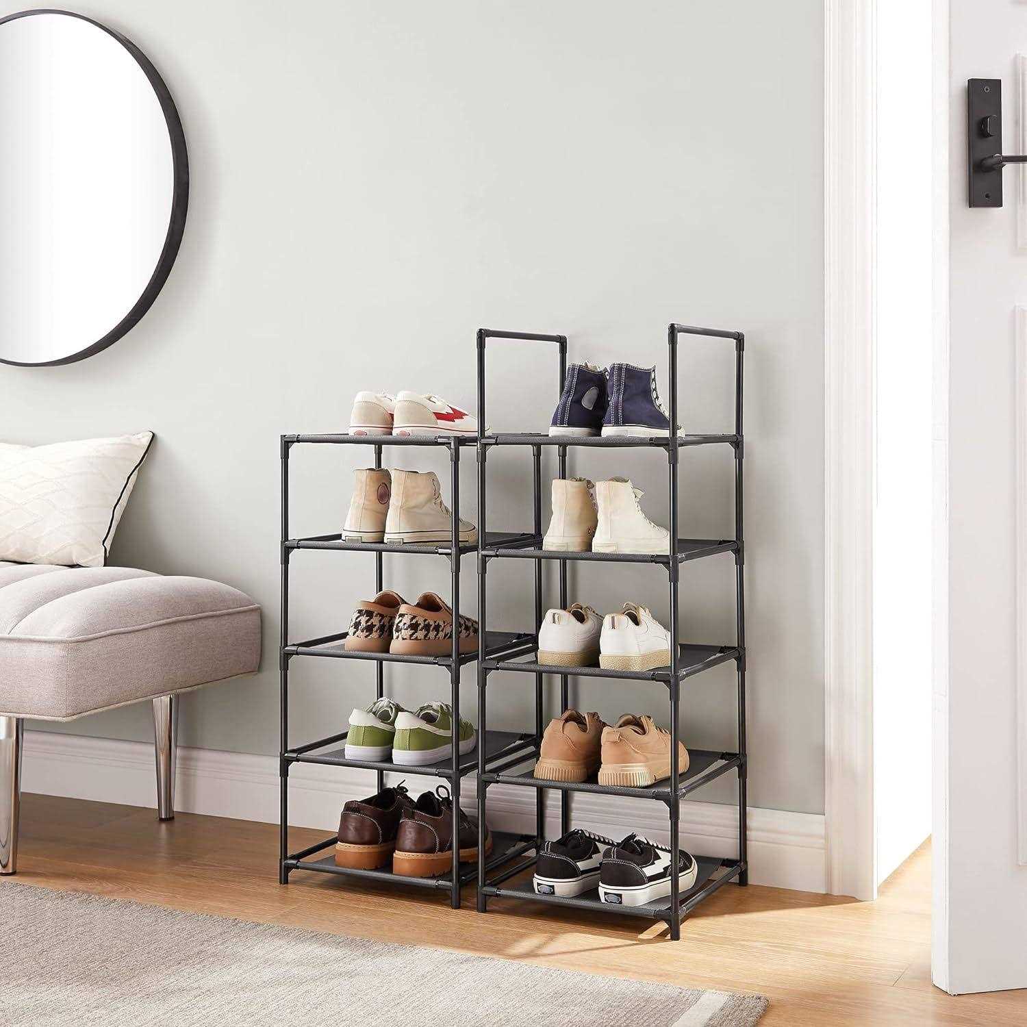 Songmics Shoe Rack 10 Tier Shoe Shelf - Image 5