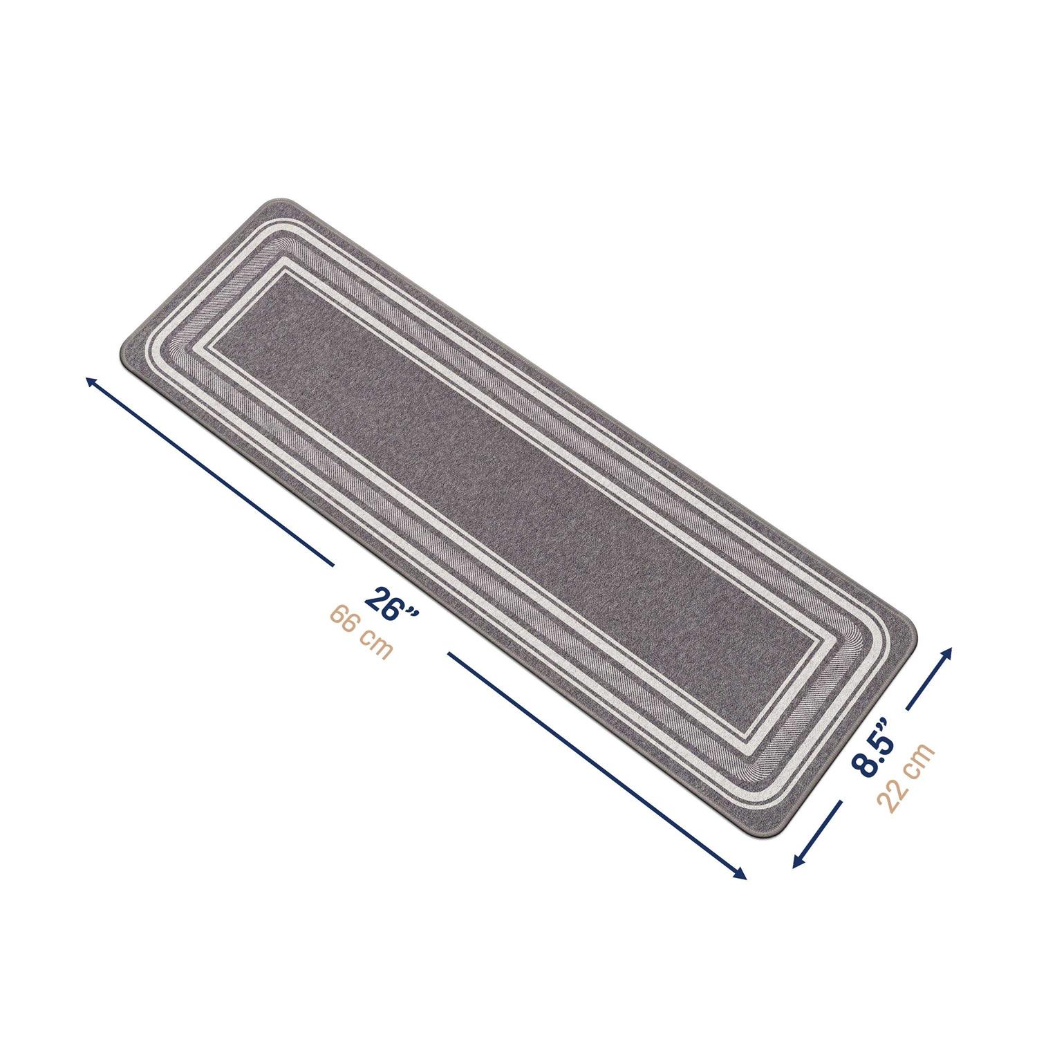 Beverly Rug Non Slip Bordered Stair Treads for Wooden Steps Indoor - Image 3