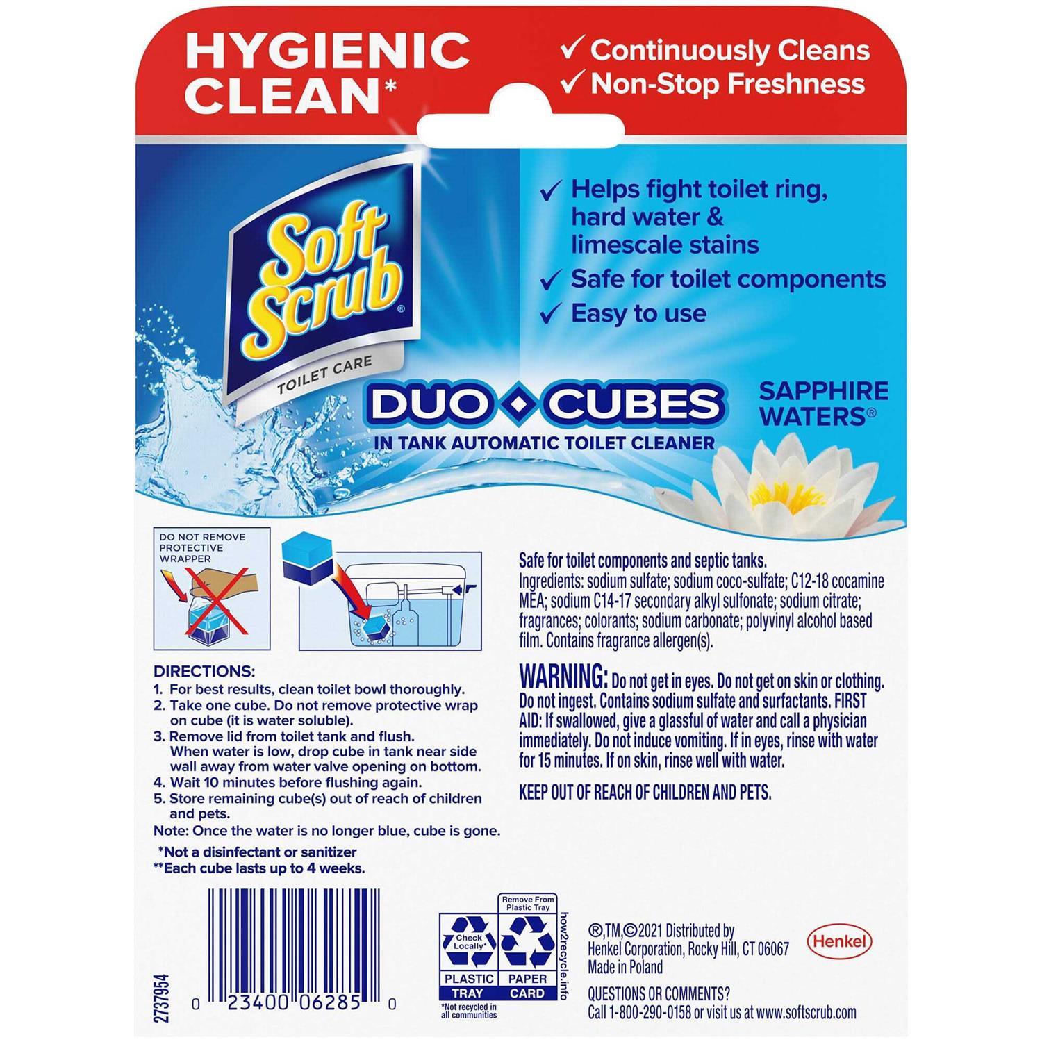 Soft Scrub Toilet Cleaner Duo Cubes - Image 4
