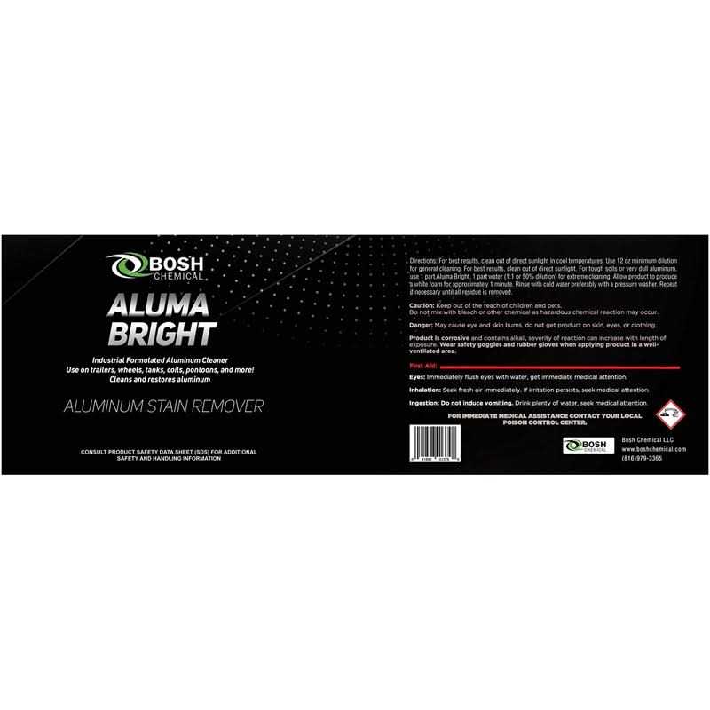 Bosh Chemical Alumabright Aluminum Cleaner Brightener Restorer - Image 4
