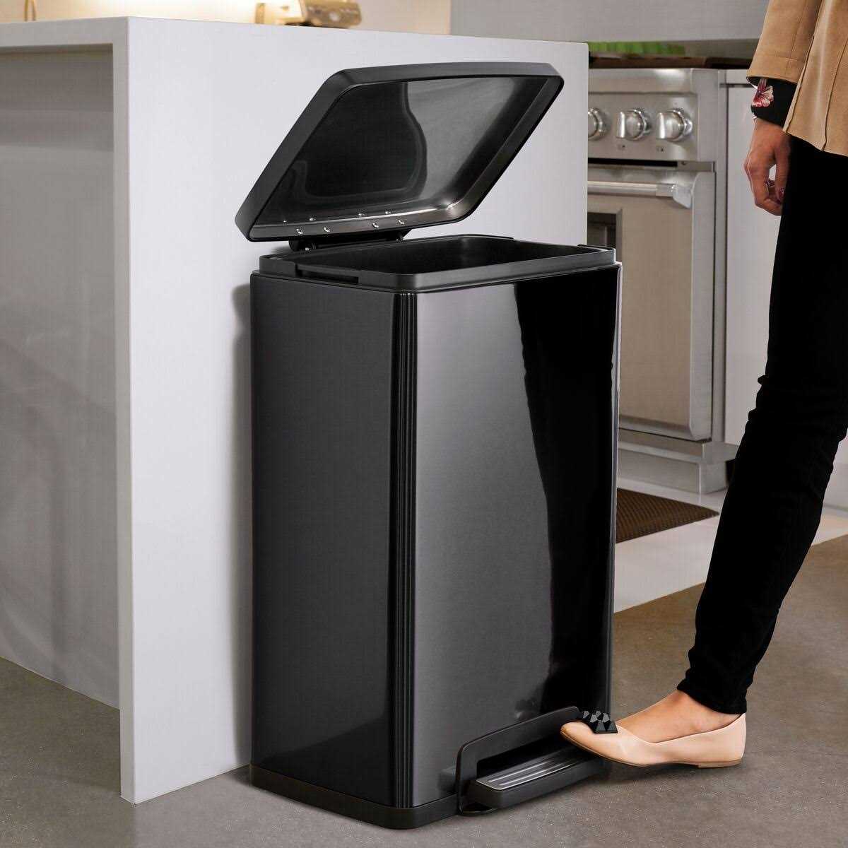 Tramontina Step Can Stainless Steel 13 Gallon Gray 81200569ds - Image 4