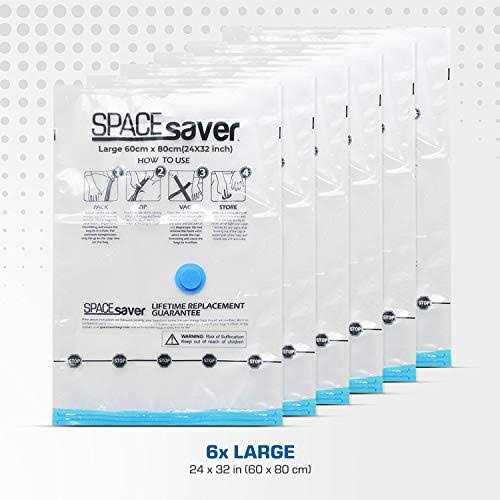 Spacesaver Premium Vacuum Storage Bags. 80% More - Image 5