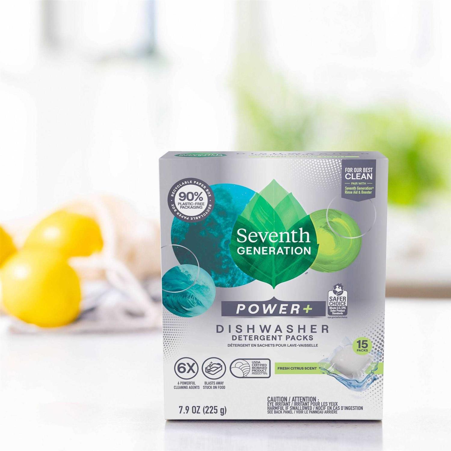 Seventh Generation Power+ Dishwasher Detergent Packs - Image 3