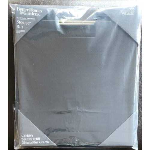 Better Homes & Gardens Adult's Metal file Cube Storage Bin - Image 3