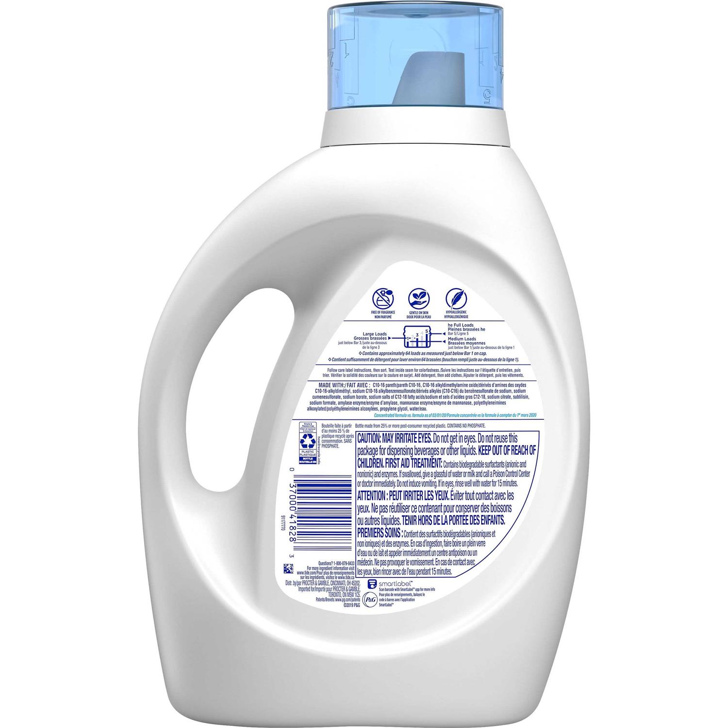 Tide Free Gentle Liquid Laundry Detergent - Image 3