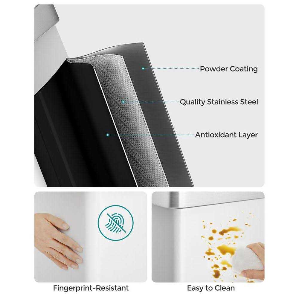 Songmics Kitchen Trash Can - Image 3