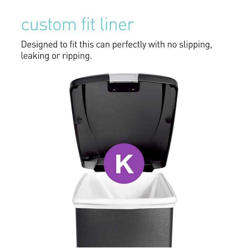simplehuman Slim Plastic Step Trash Can - Image 5