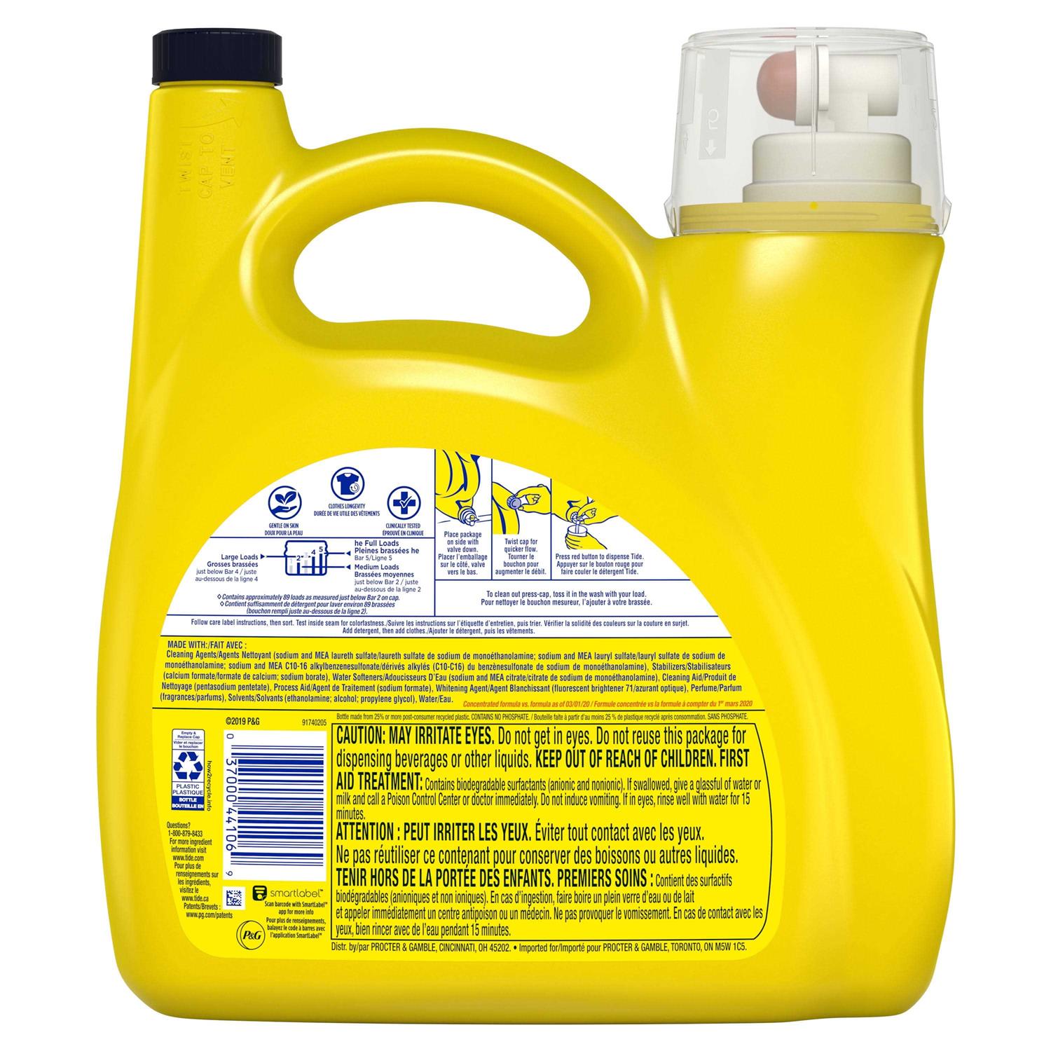 Tide Simply Clean & Sensitive Liquid Laundry Detergent - Image 3