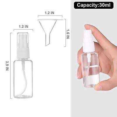 Spray Bottle 1oz/30ml Small Plastic Fine Mist Spray Bottles Mini Empty Travel - Image 5