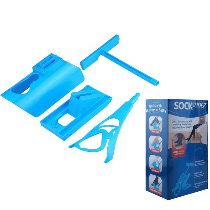 Sinbide Sock Aid Sock Slider Aid Helper Stockings Socks Stocking Aid Dresser Support Stockings Socks Dressing Aid Shoe Horn for Pregnant Women Seniors - Image 3