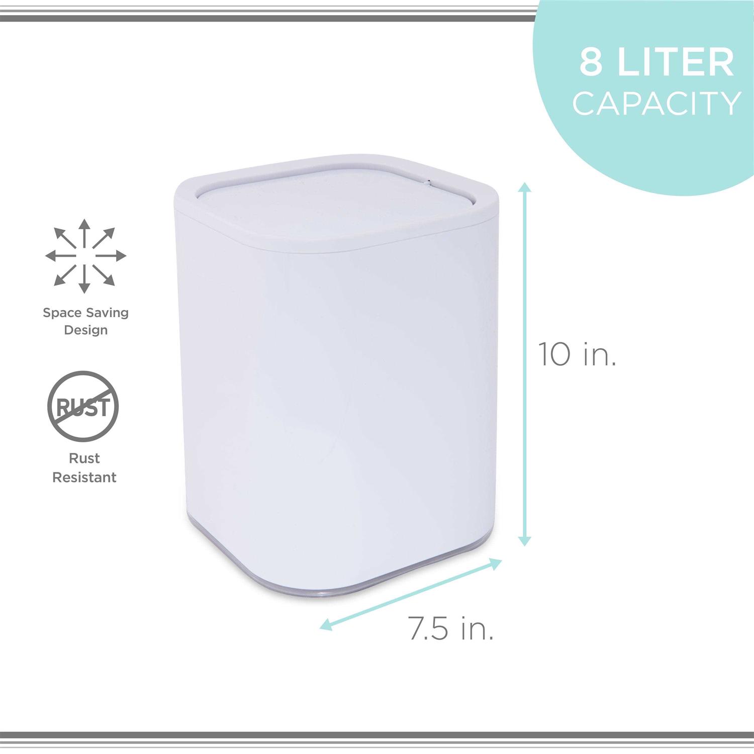 Bath Bliss 8L Acrylic Waste Bin - Image 3