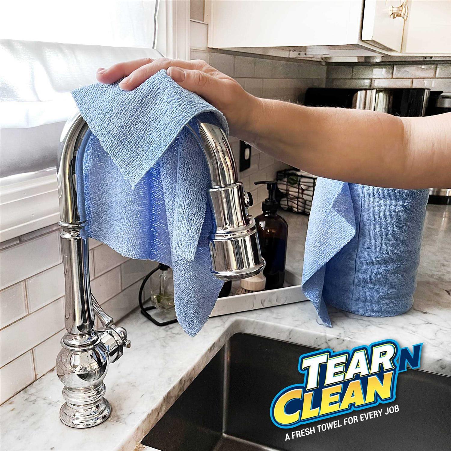 Tear n clean Commercial Grade Multi-Purpose Microfiber Towel Roll - Image 5