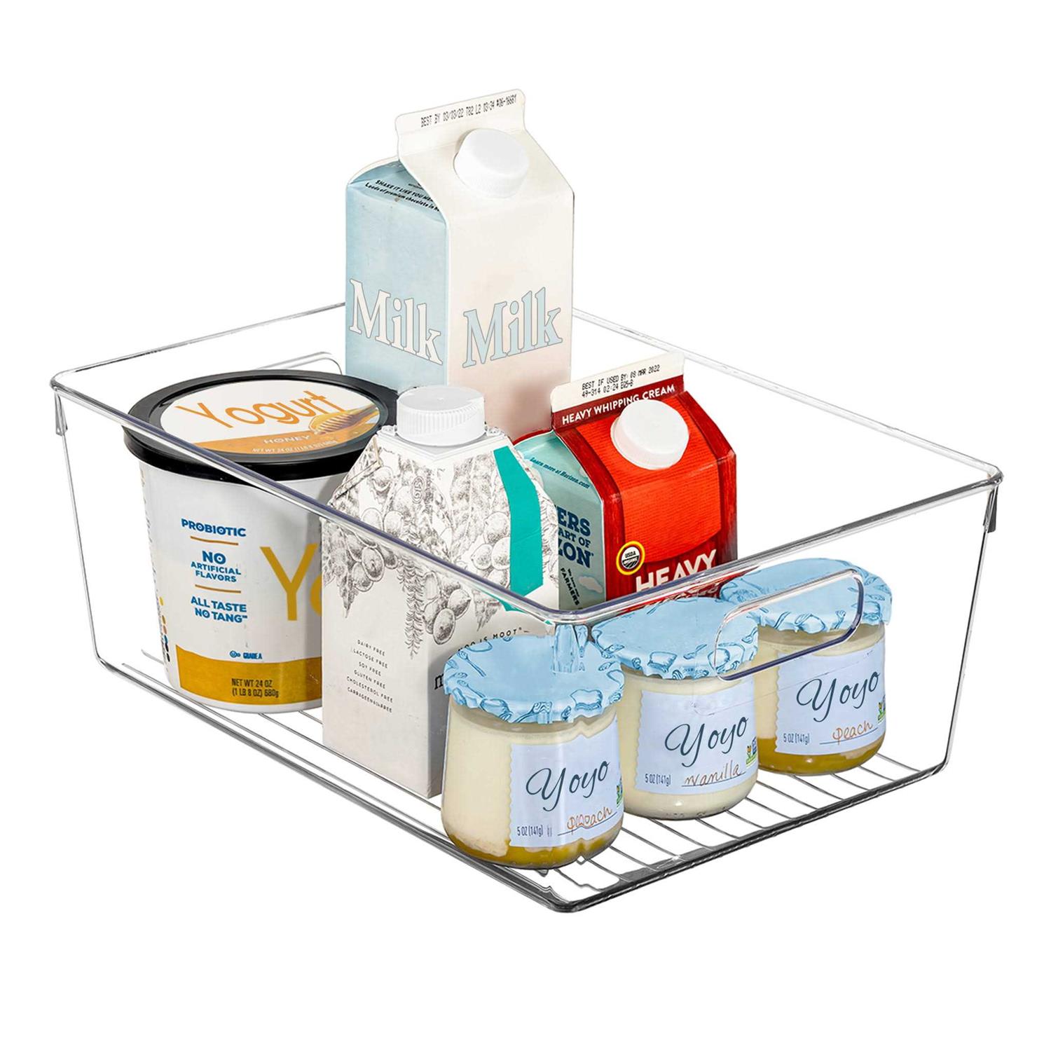 Sorbus Clear Plastic Storage Organizing Bins - Image 4
