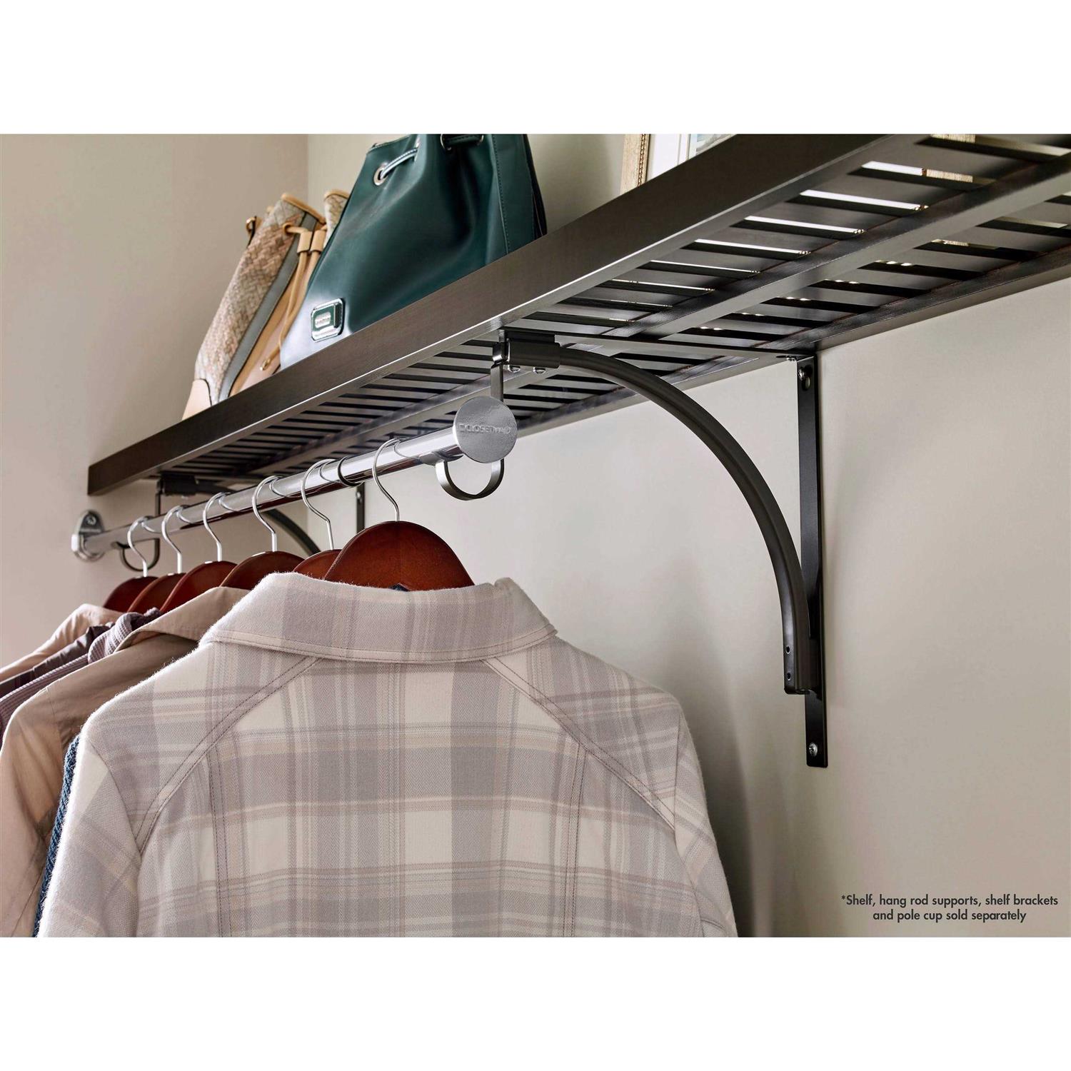 ClosetMaid Premium Wood Shelving Adjustable Closet Rod - Image 5