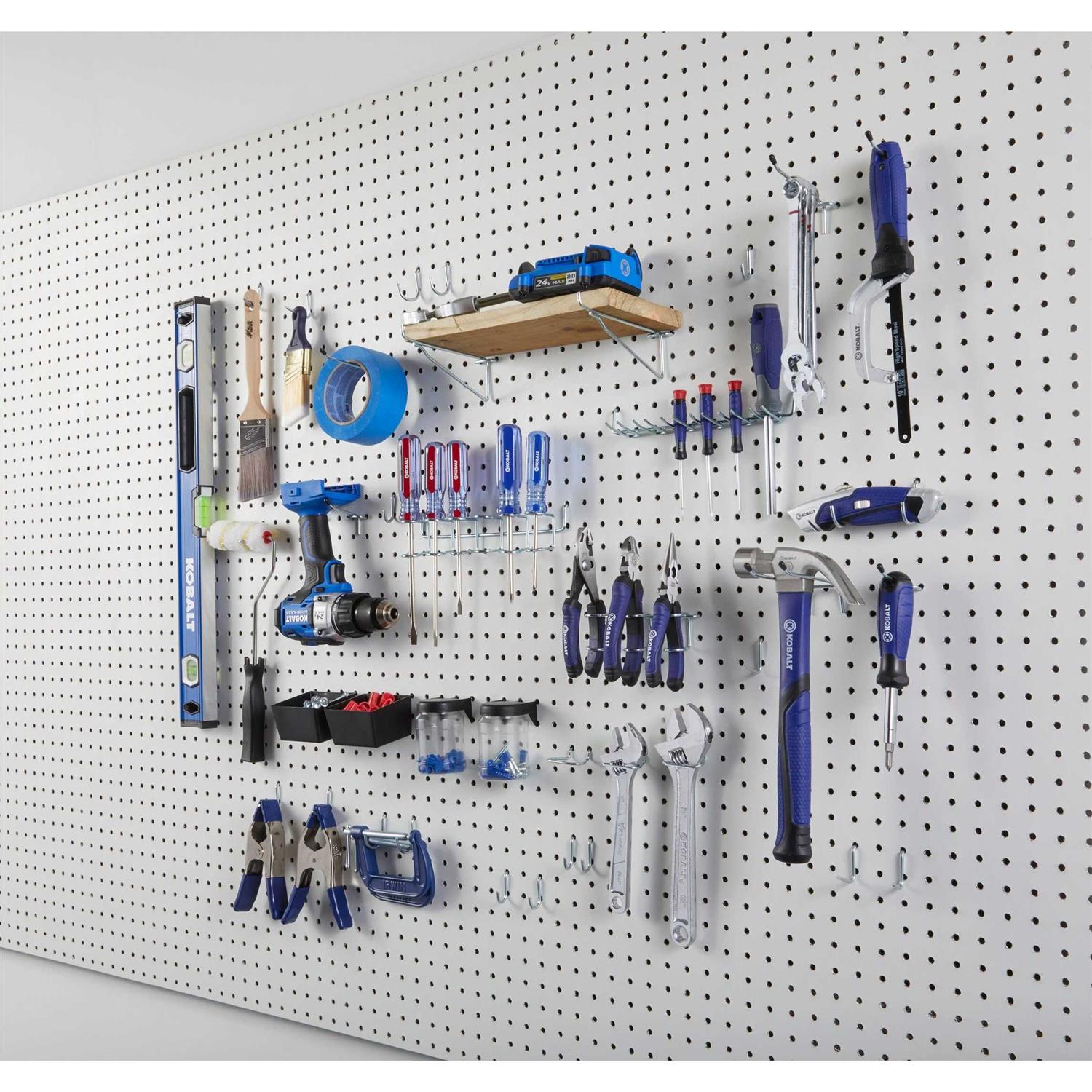 Blue Hawk 43-Piece Steel Pegboard Kit 55440 - Image 4