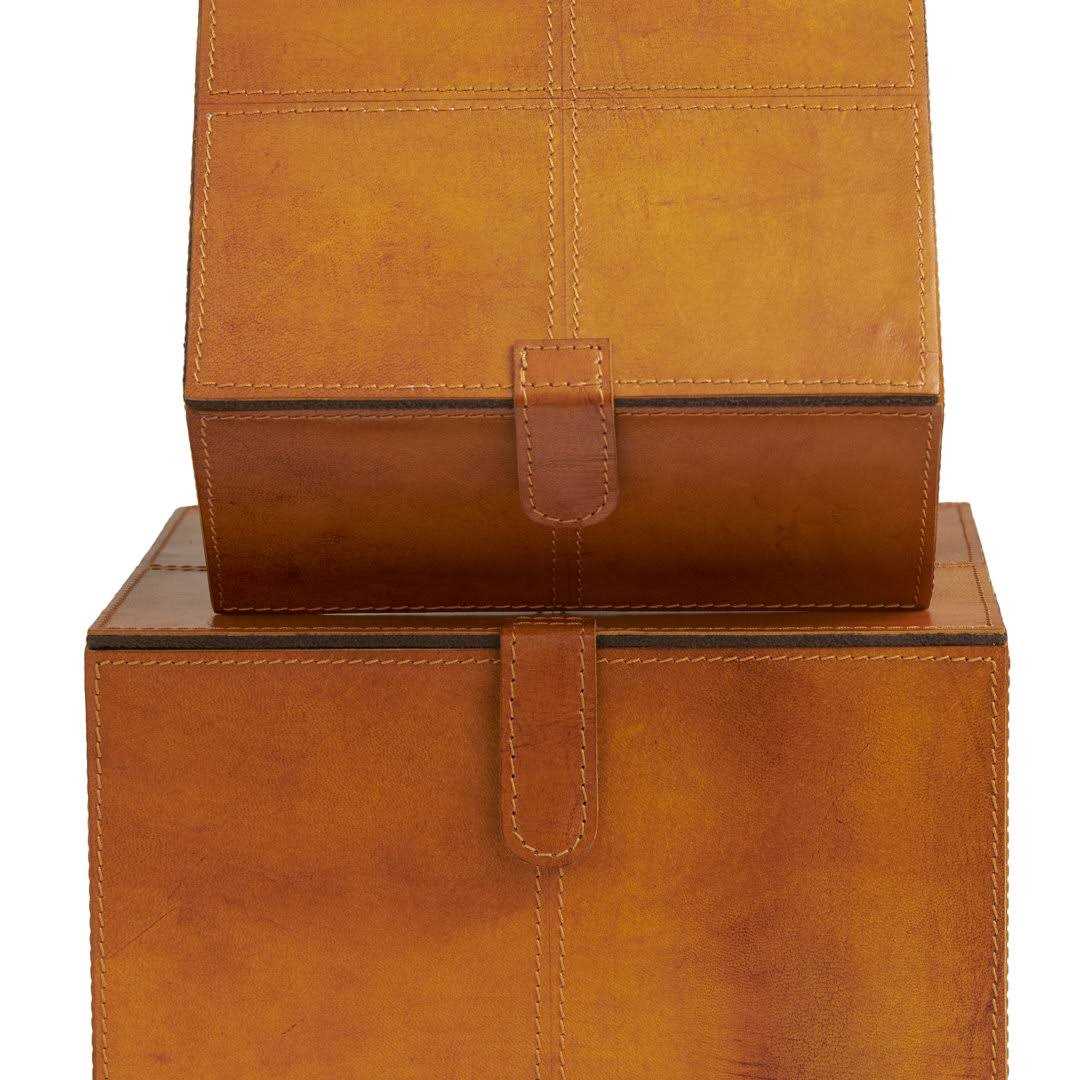 Birch Lane™ Brownsburg Leather Storage Decorative Box - Image 5