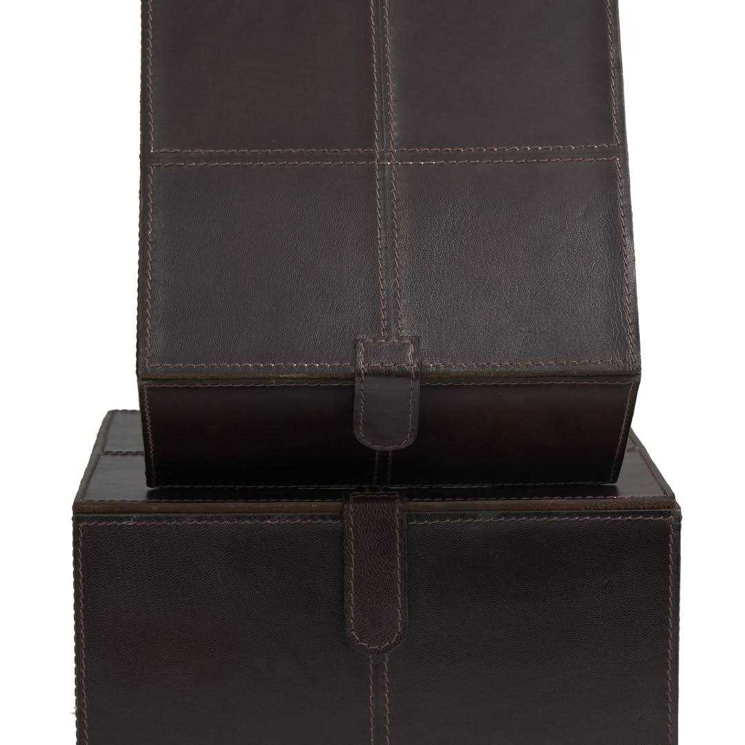 Birch Lane™ Brownsburg Leather Storage Decorative Box - Image 3