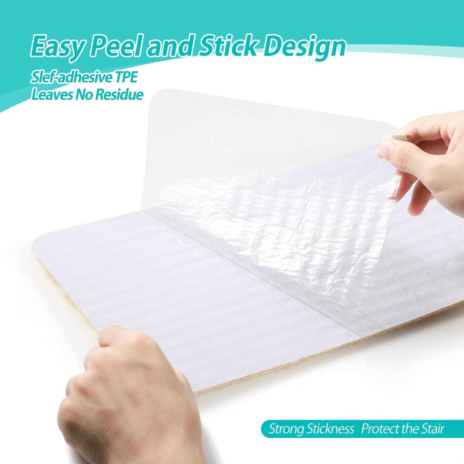 ToStair Non-Slip Stair Treads for Wooden Steps,8 X 30 - Image 3