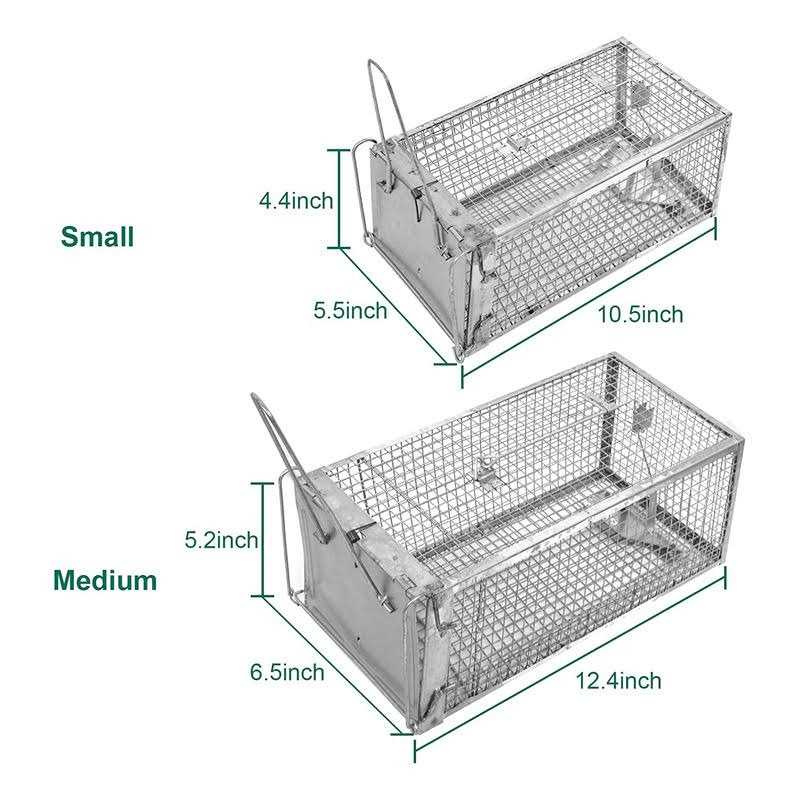 SZHLUX Rat Trap,Mouse Traps Work for Indoor and Outdoor,Small Rodent Animal-mice Voles Hamsters Cage,Catch and Release SZ-SL2614X - Image 4