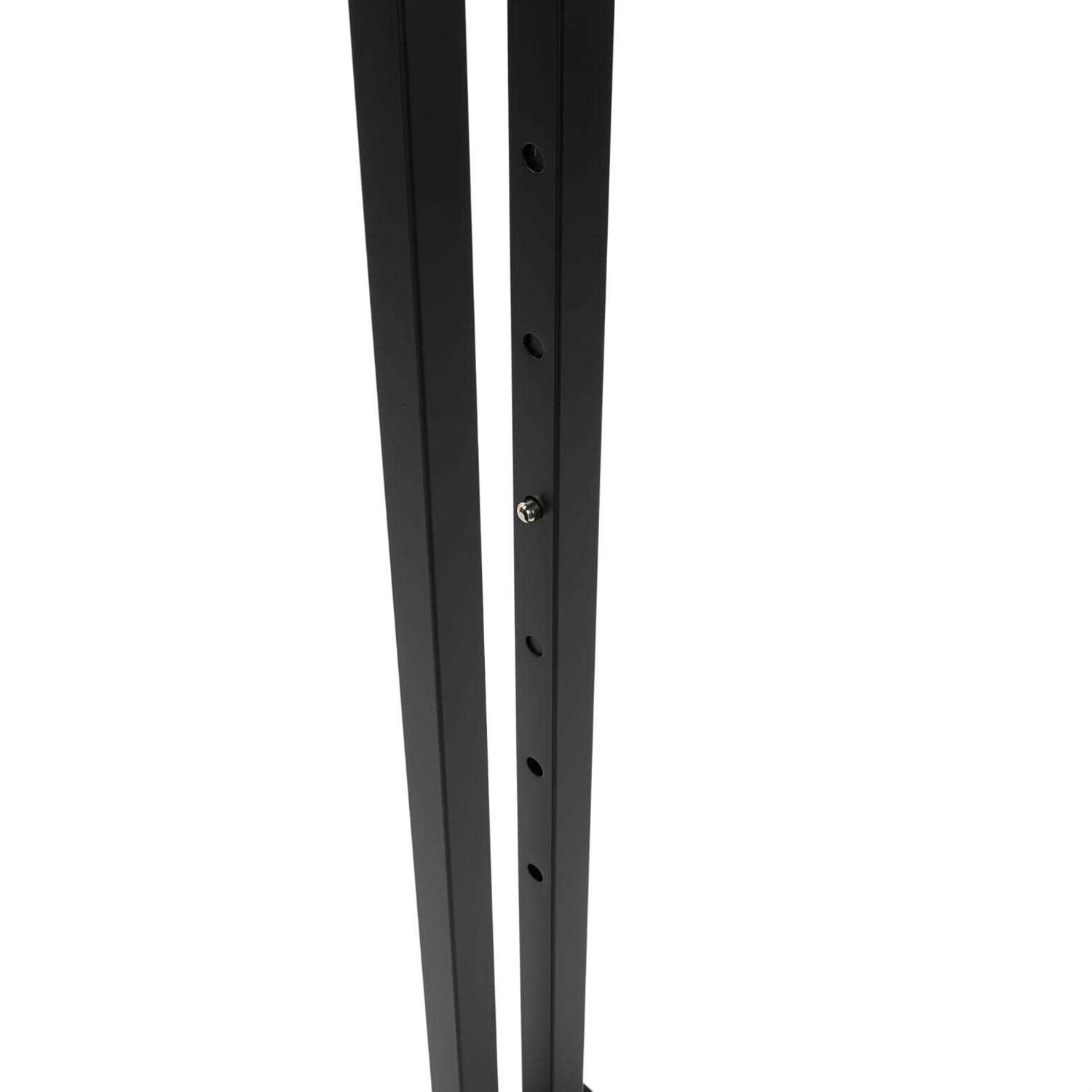 SSWBasics Black 2-Way Clothing Rack with Slant Arms - Image 3