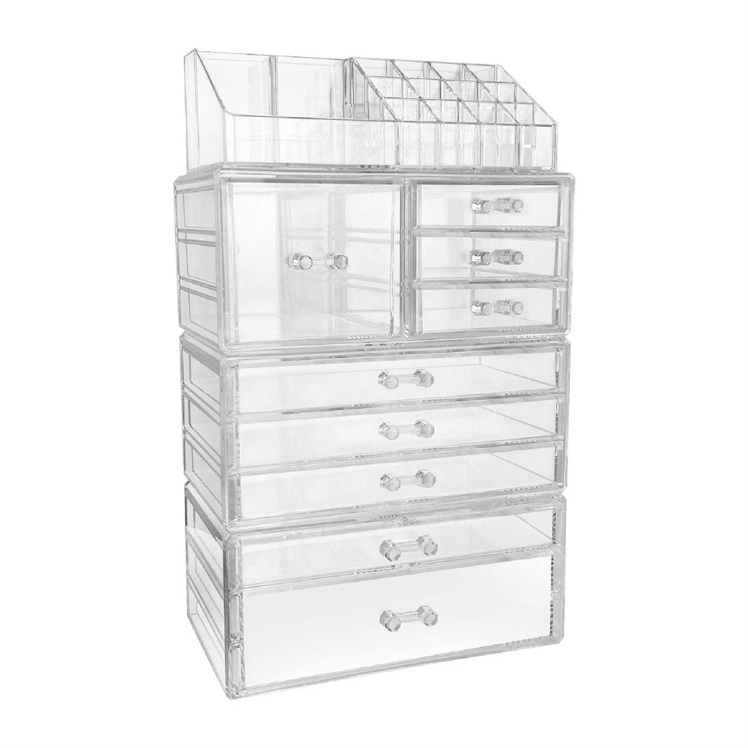 Sorbus Makeup and Jewelry Storage Case Display Organizer - Image 4