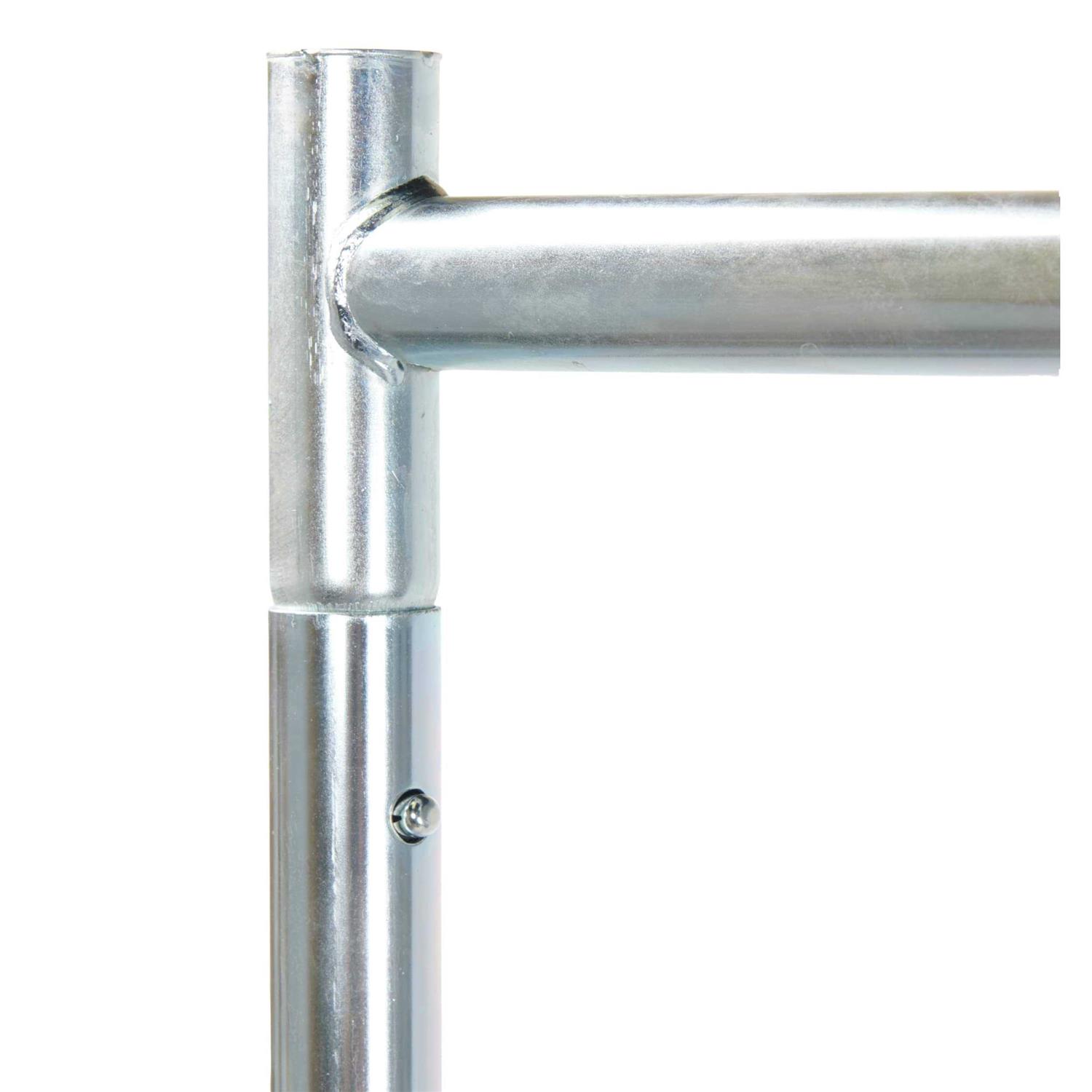 SSWBasics Single Rail Z-Truck Clothing Rack 63''W x 24''D x 68''H - Image 3