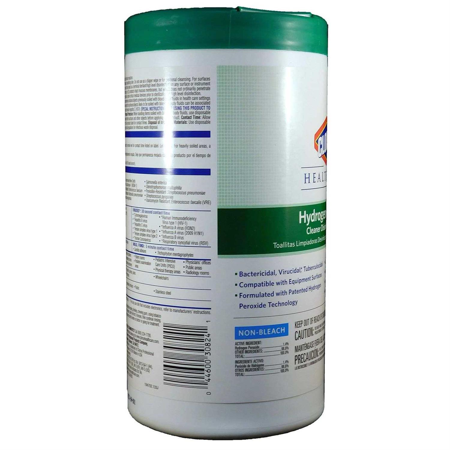 Clorox Healthcare Hydrogen Peroxide Cleaner Disinfectant Wipes - Image 3