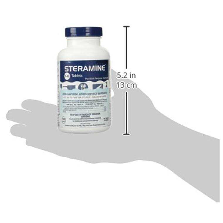 Steramine Quaternary Sanitizing Tablets - Image 3