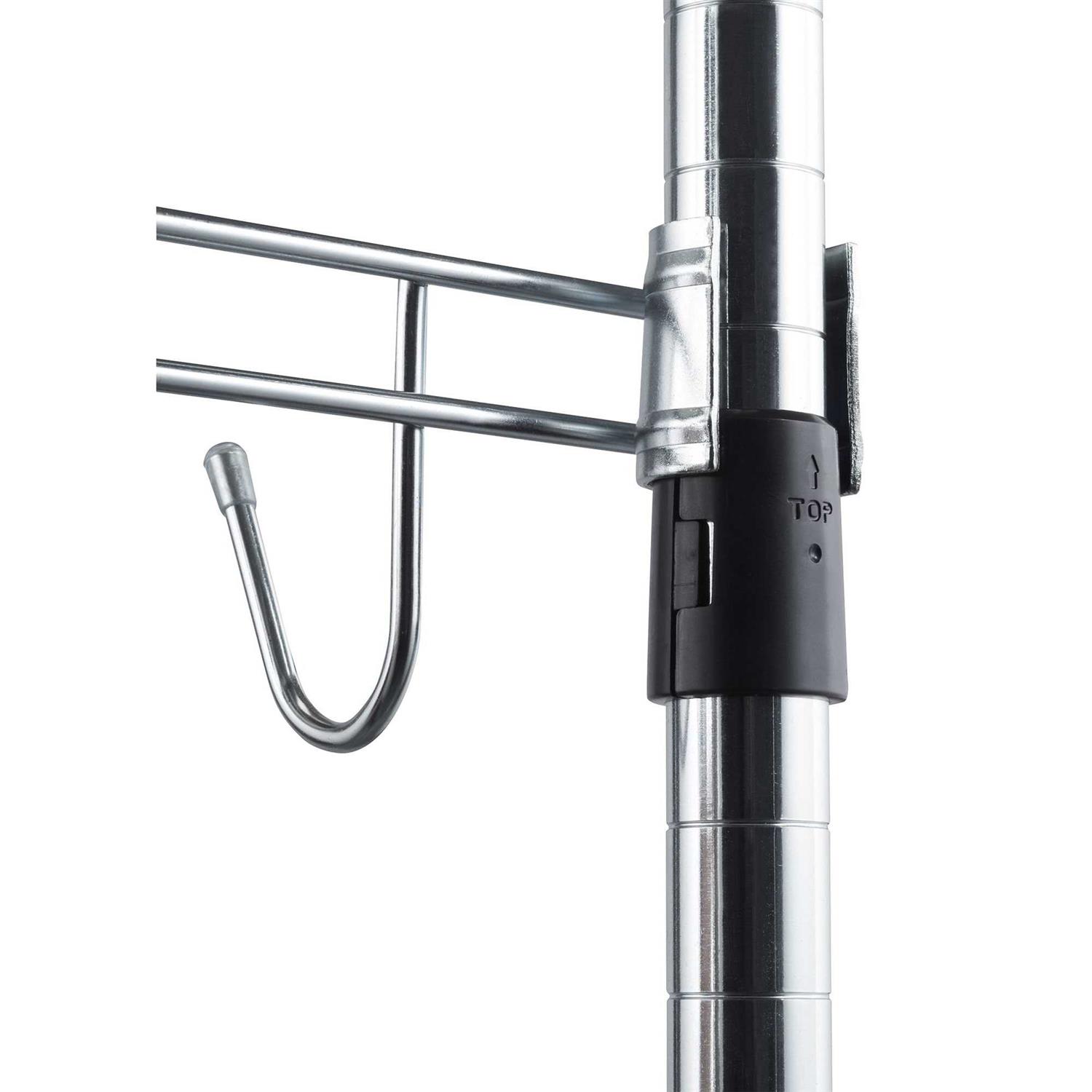 Trinity EcoStorage 3-Tier Rolling Garment Rack - Image 4