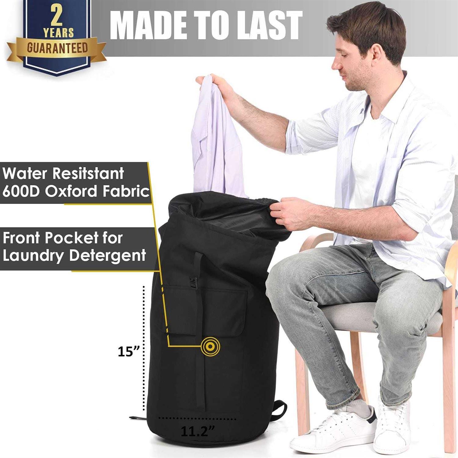 Backpack Laundry Bag 115L Laundry Bag Heavy Duty Extra Large - Image 3