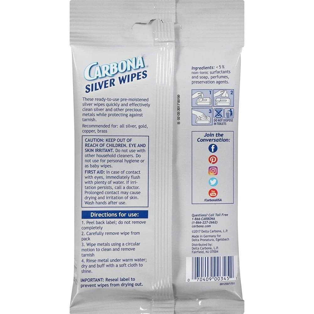 Carbona Silver Wipes - Image 3