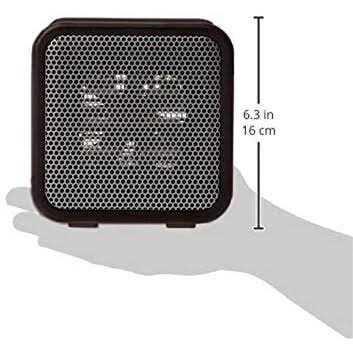 Amazon Basics Basics 500-Watt Ceramic Small Space Personal Mini Heater - Image 4